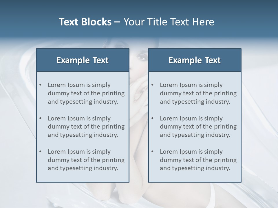 Adult Resting Rest PowerPoint Template