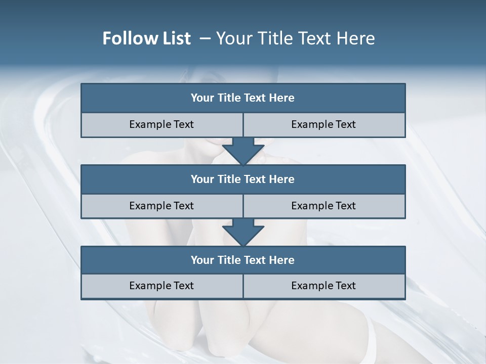 Adult Resting Rest PowerPoint Template