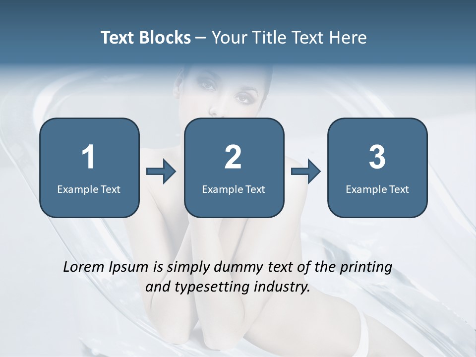 Adult Resting Rest PowerPoint Template