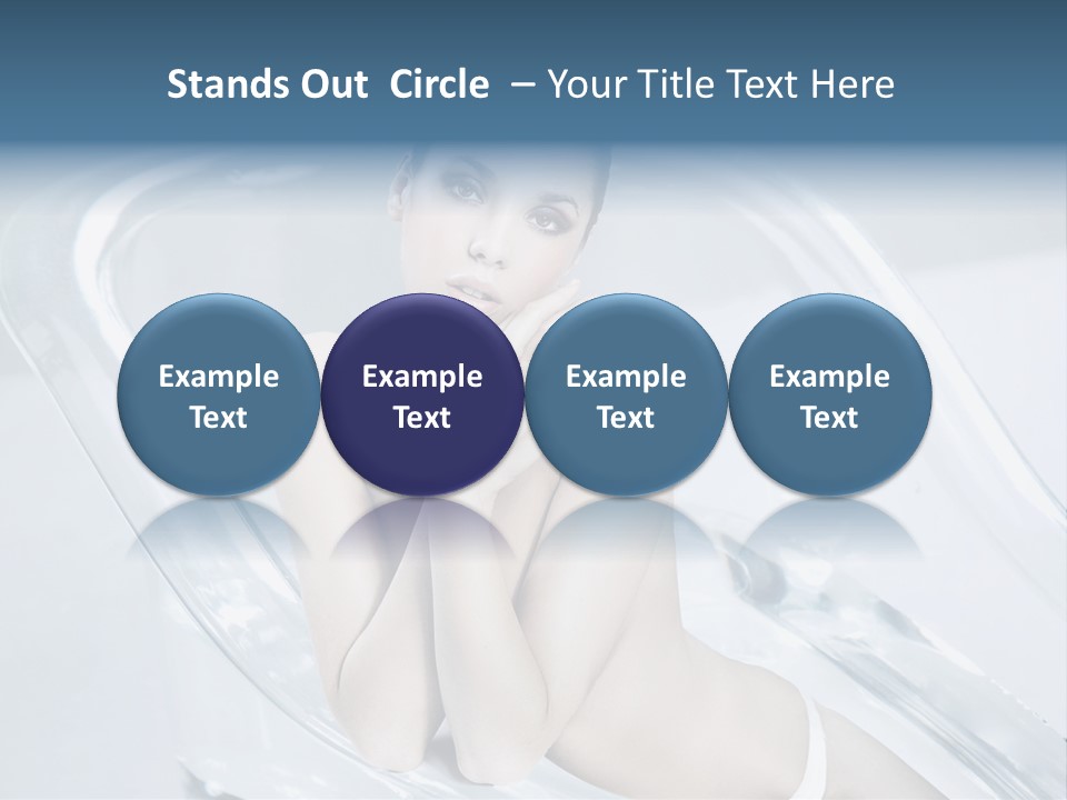 Adult Resting Rest PowerPoint Template