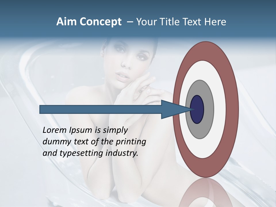 Adult Resting Rest PowerPoint Template