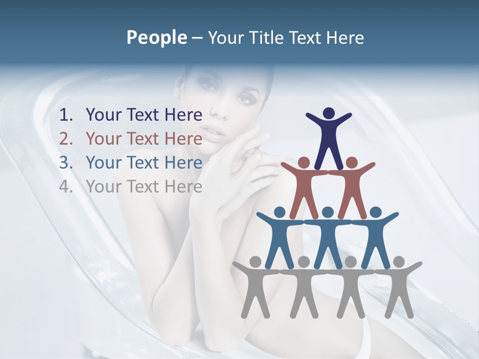 Adult Resting Rest PowerPoint Template