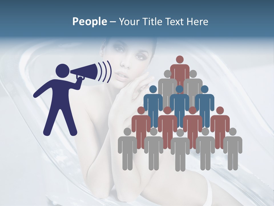 Adult Resting Rest PowerPoint Template