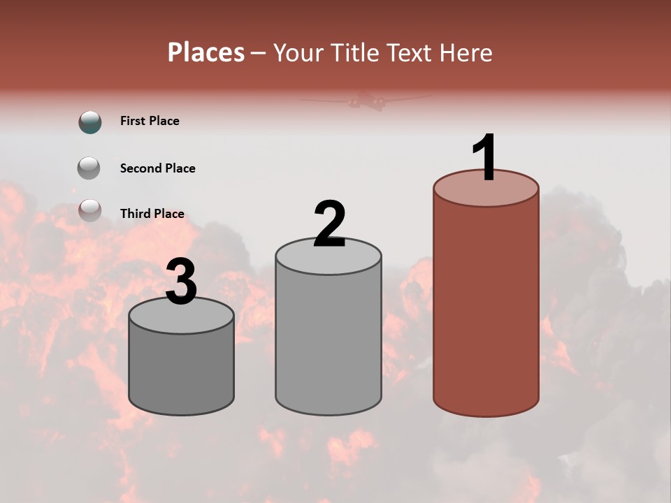 Bombardment War Military PowerPoint Template