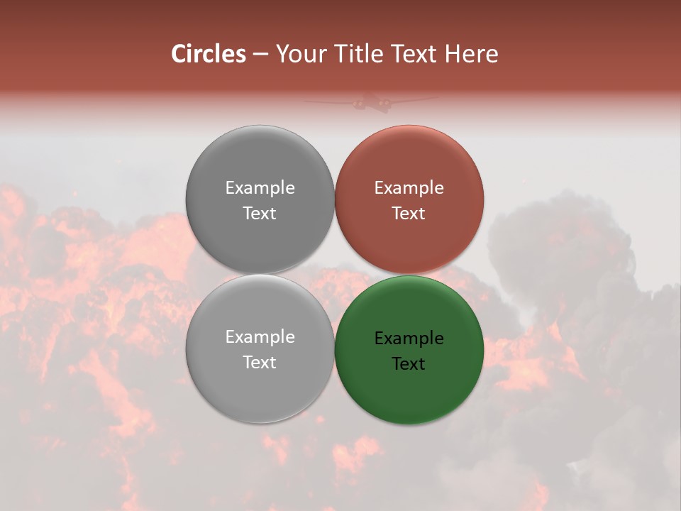 Bombardment War Military PowerPoint Template