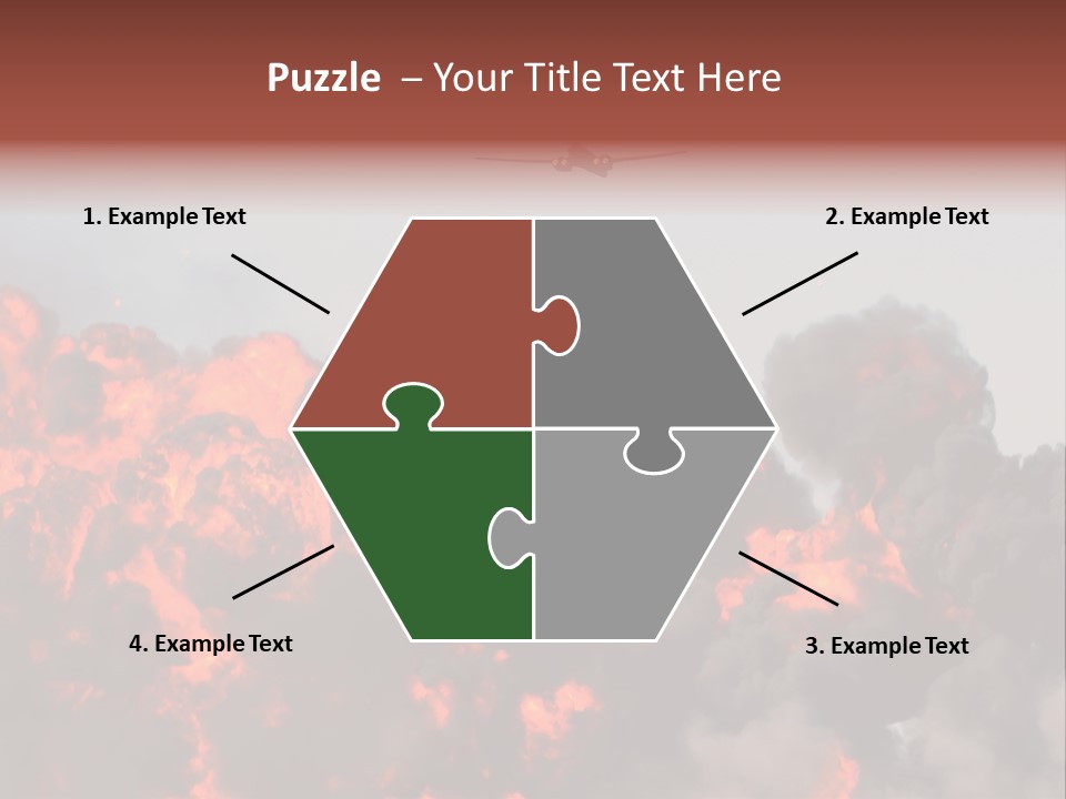 Bombardment War Military PowerPoint Template