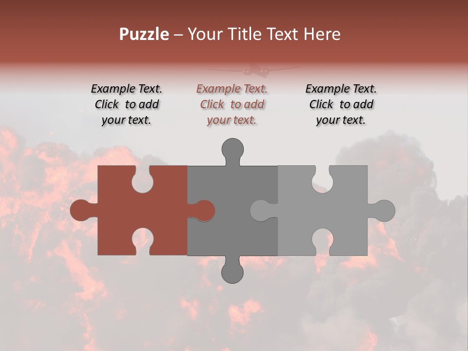 Bombardment War Military PowerPoint Template