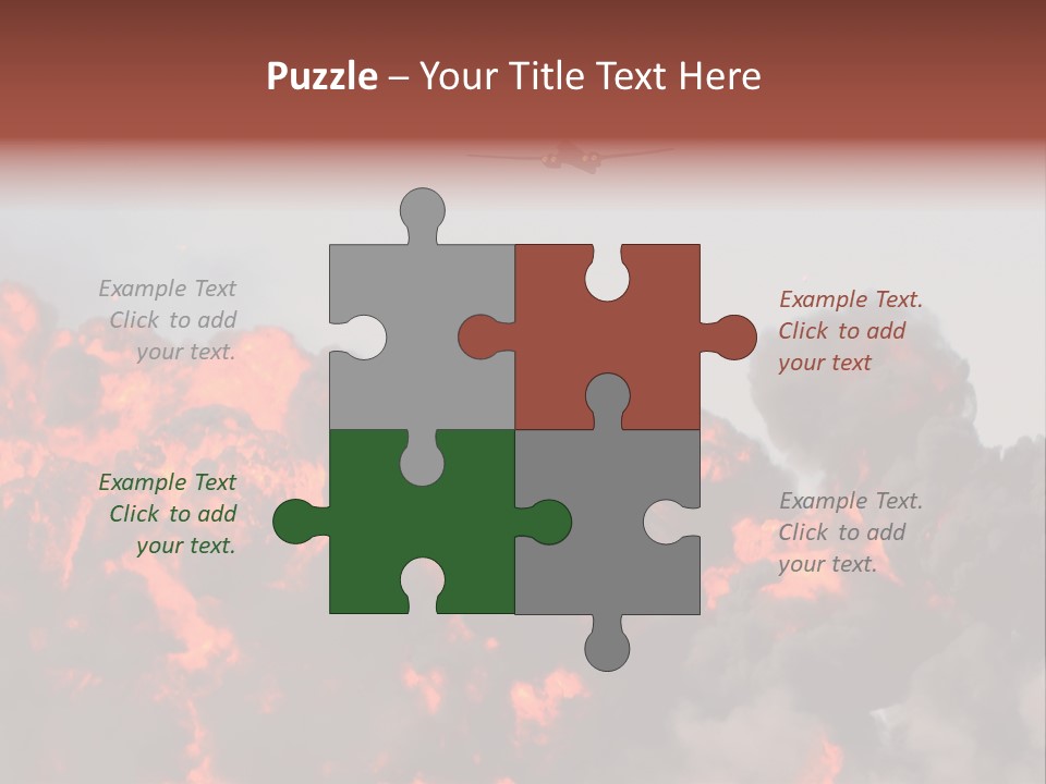 Bombardment War Military PowerPoint Template