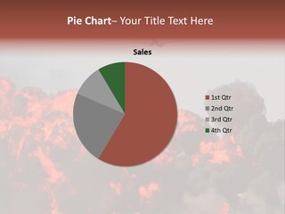 Bombardment War Military PowerPoint Template