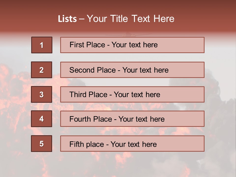 Bombardment War Military PowerPoint Template