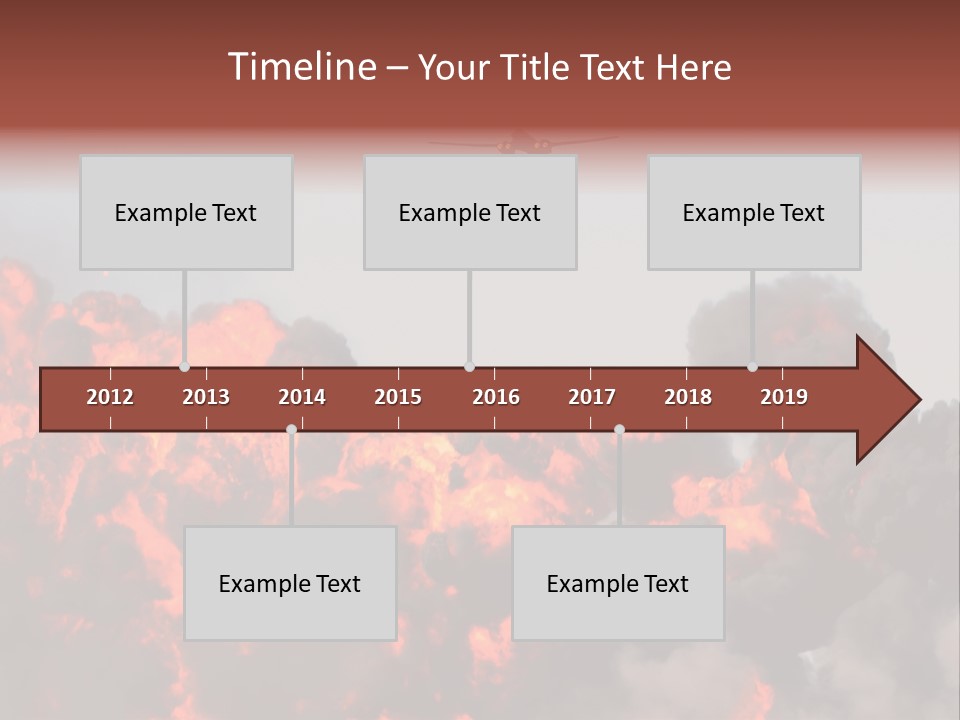 Bombardment War Military PowerPoint Template