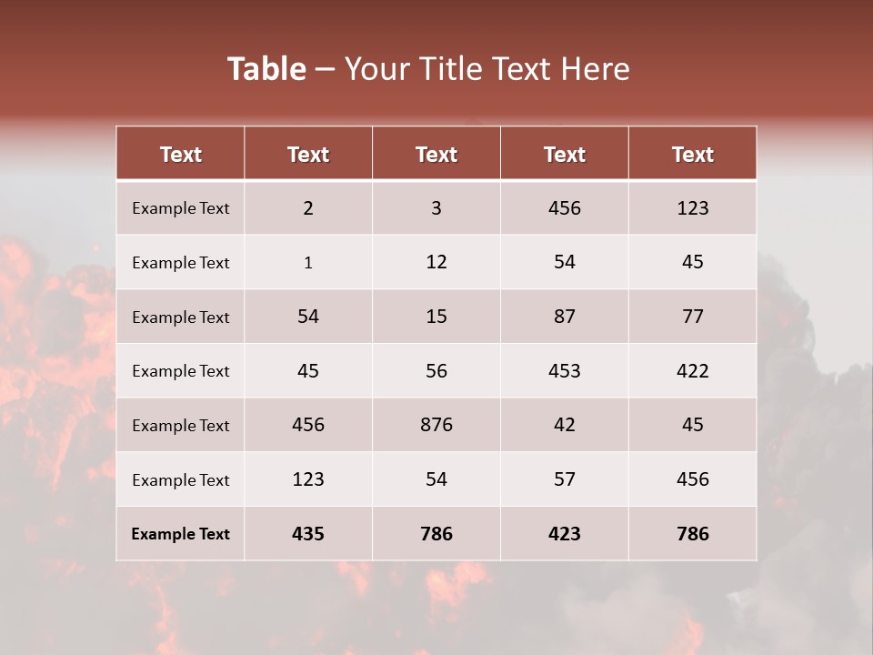 Bombardment War Military PowerPoint Template