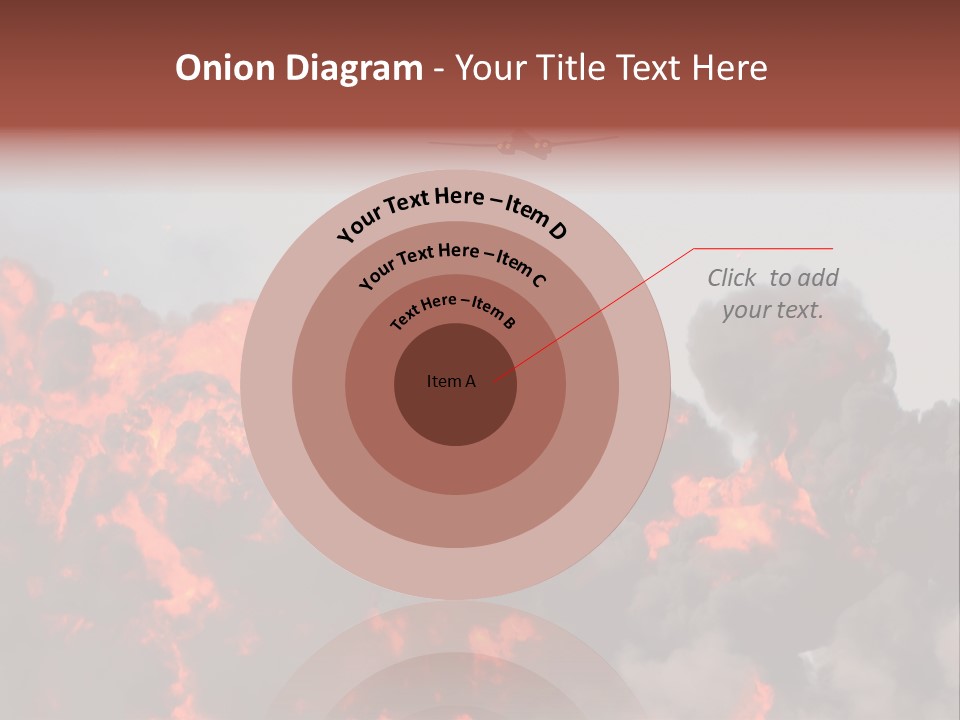 Bombardment War Military PowerPoint Template