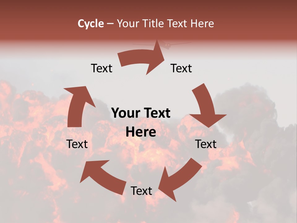 Bombardment War Military PowerPoint Template