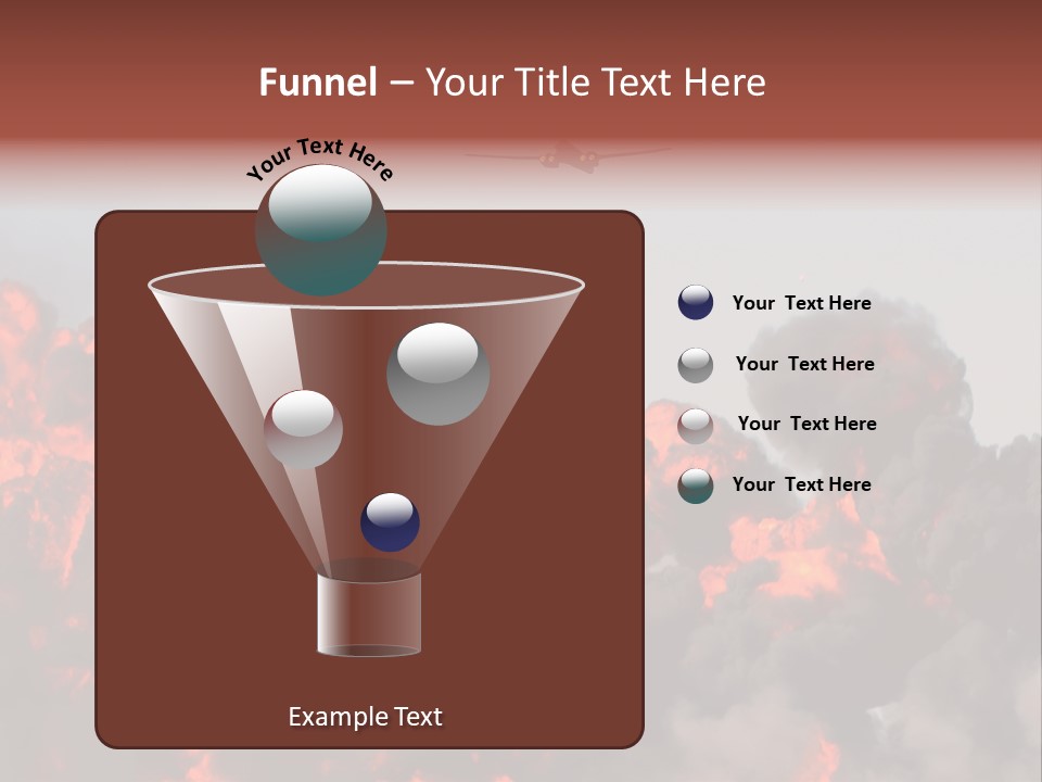 Bombardment War Military PowerPoint Template