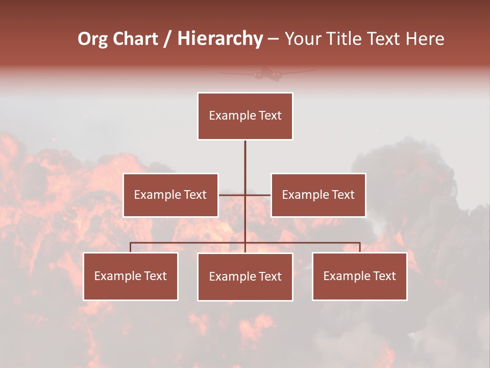 Bombardment War Military PowerPoint Template