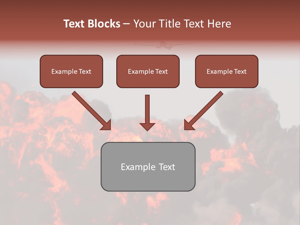 Bombardment War Military PowerPoint Template
