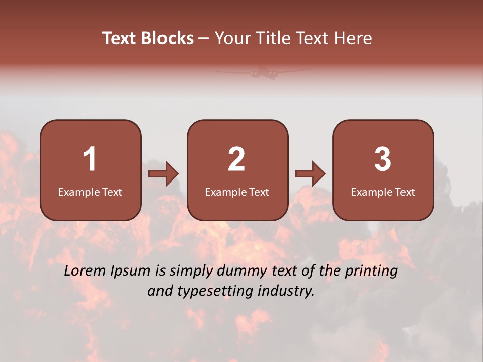 Bombardment War Military PowerPoint Template