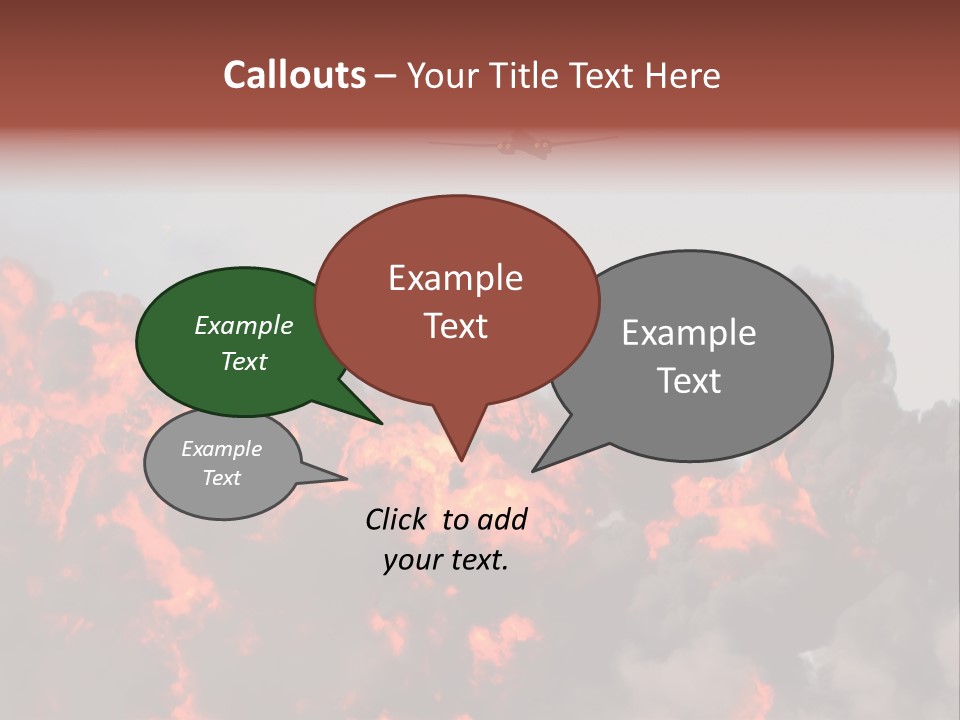 Bombardment War Military PowerPoint Template