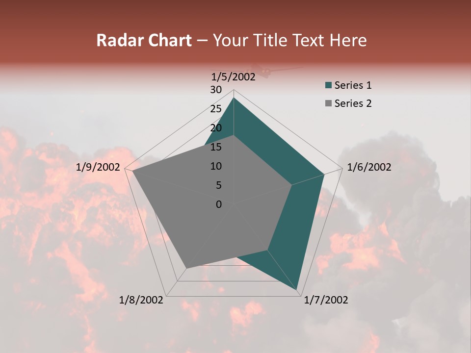 Bombardment War Military PowerPoint Template