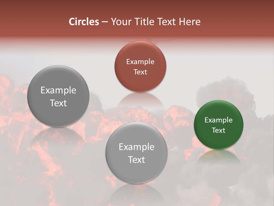 Bombardment War Military PowerPoint Template