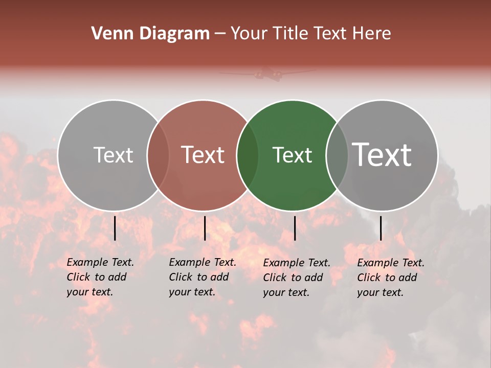 Bombardment War Military PowerPoint Template