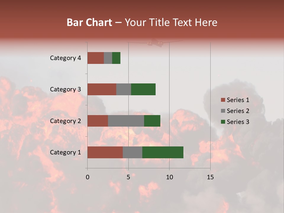 Bombardment War Military PowerPoint Template