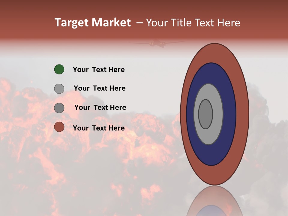 Bombardment War Military PowerPoint Template