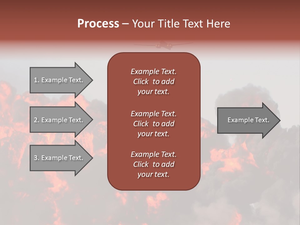 Bombardment War Military PowerPoint Template