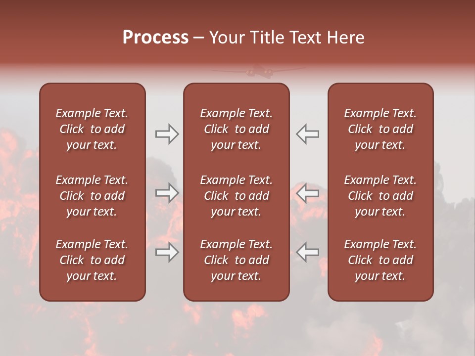 Bombardment War Military PowerPoint Template