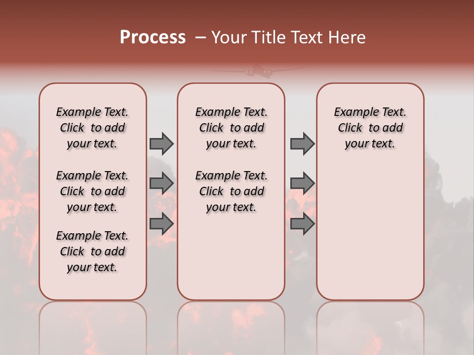 Bombardment War Military PowerPoint Template