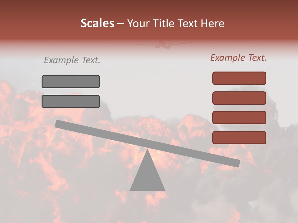 Bombardment War Military PowerPoint Template