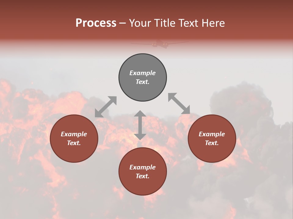 Bombardment War Military PowerPoint Template