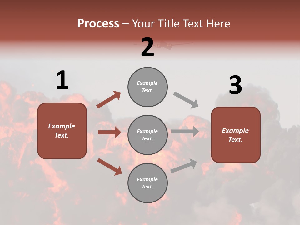 Bombardment War Military PowerPoint Template