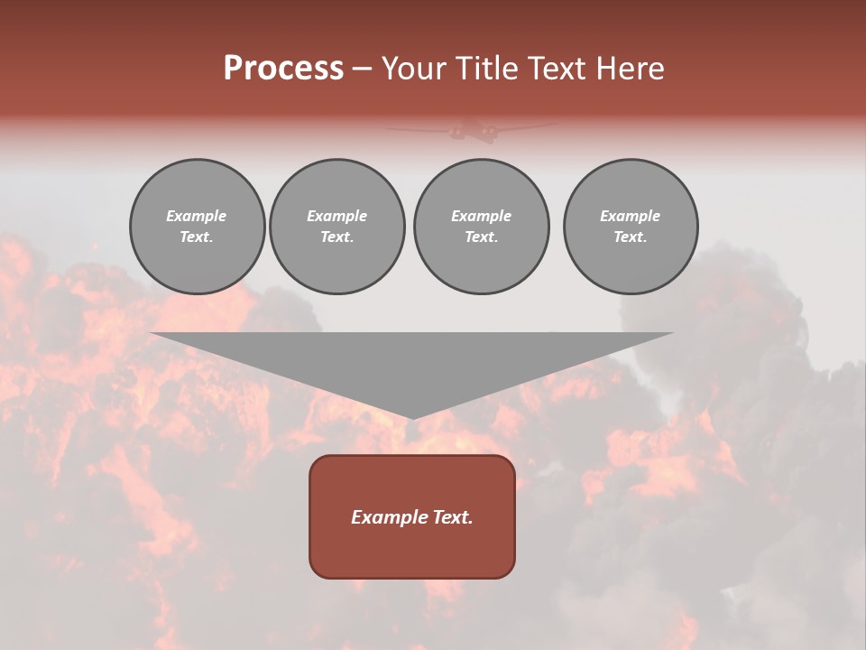 Bombardment War Military PowerPoint Template