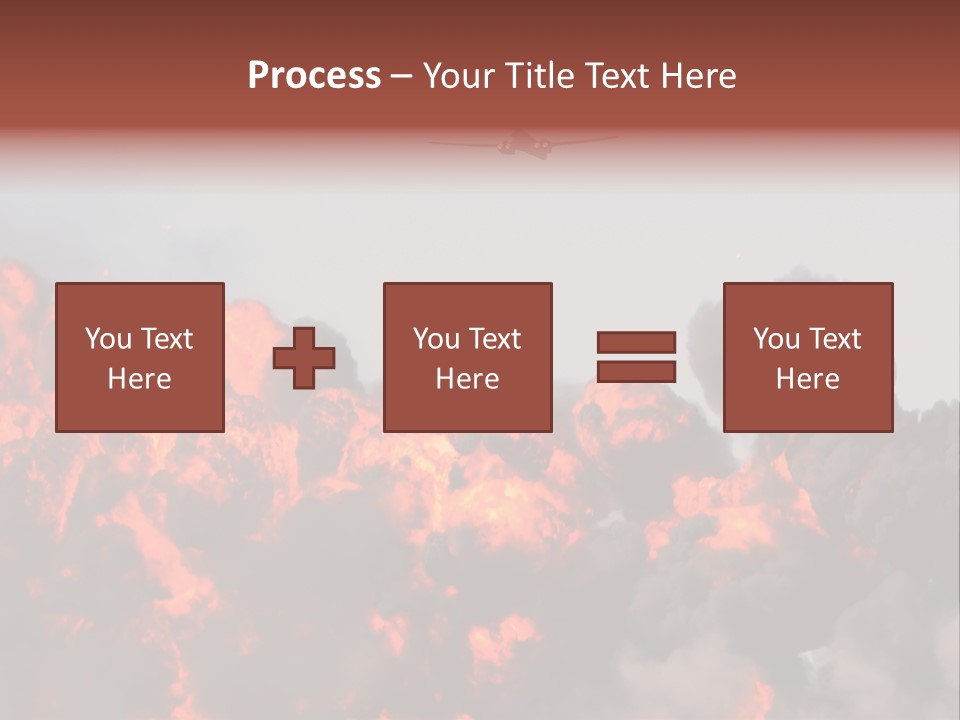 Bombardment War Military PowerPoint Template