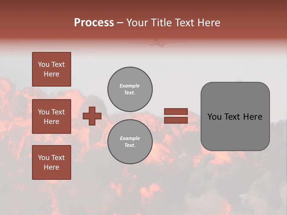Bombardment War Military PowerPoint Template