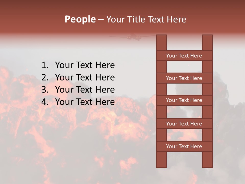 Bombardment War Military PowerPoint Template