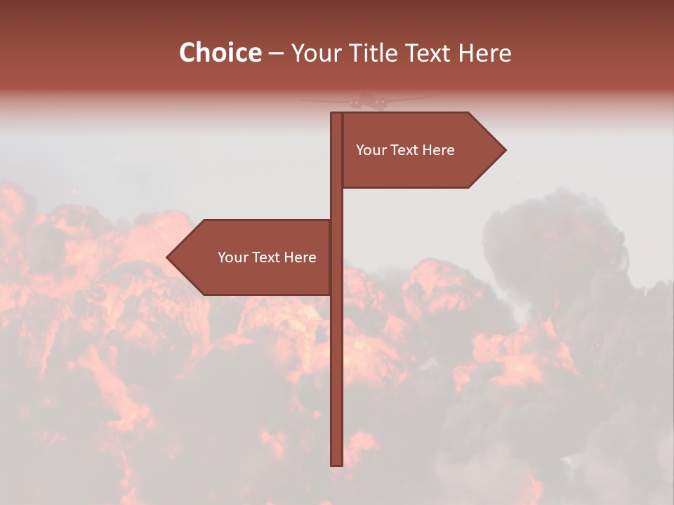 Bombardment War Military PowerPoint Template