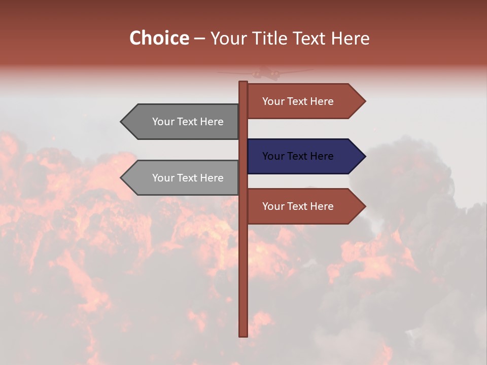 Bombardment War Military PowerPoint Template