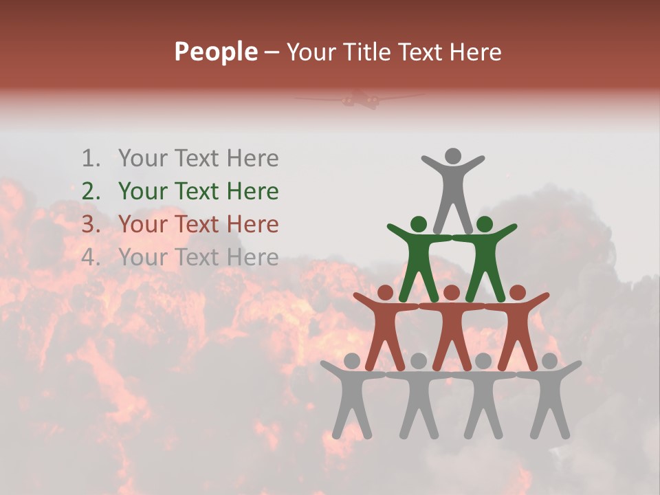 Bombardment War Military PowerPoint Template