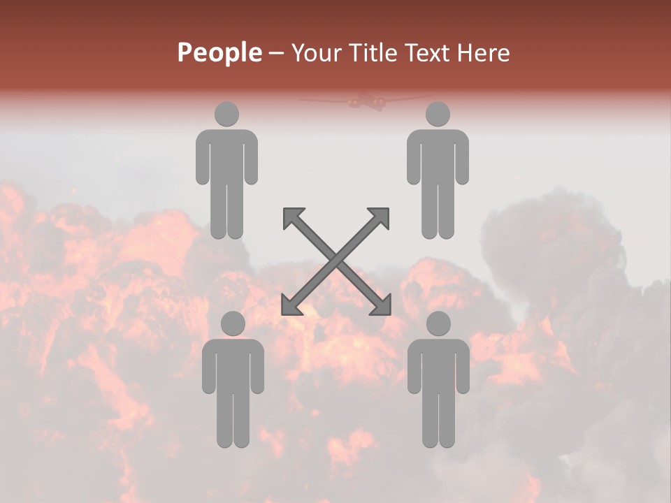 Bombardment War Military PowerPoint Template