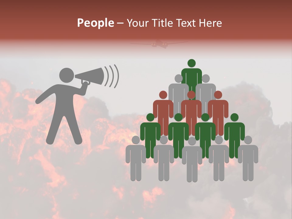 Bombardment War Military PowerPoint Template