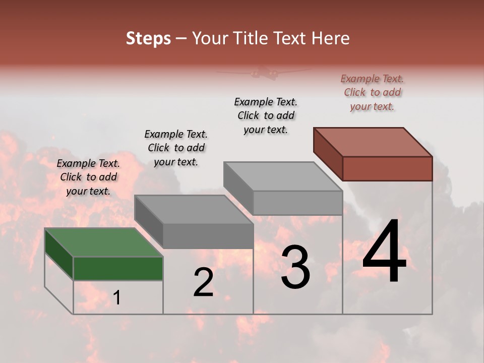 Bombardment War Military PowerPoint Template