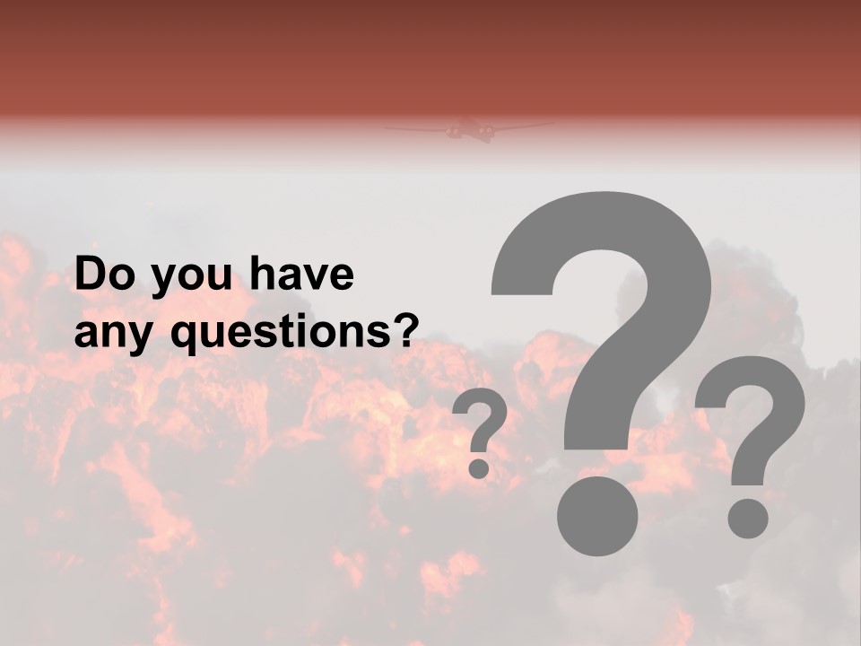 Bombardment War Military PowerPoint Template