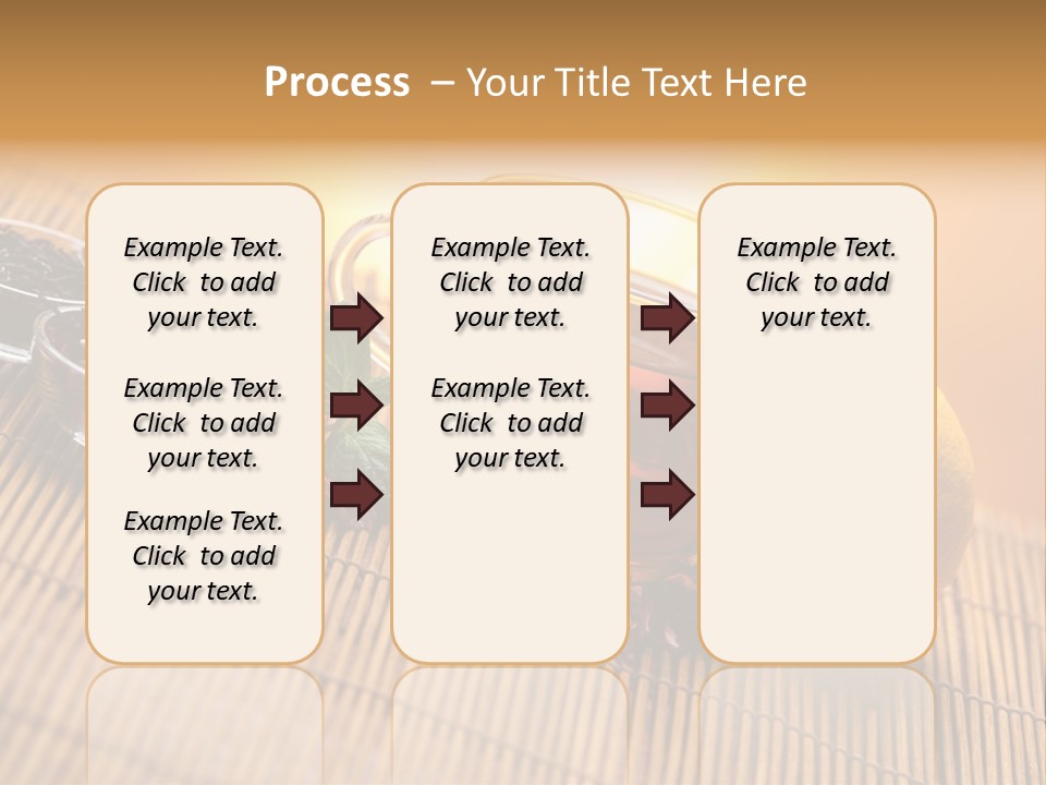 Drop Herbs Teapot PowerPoint Template