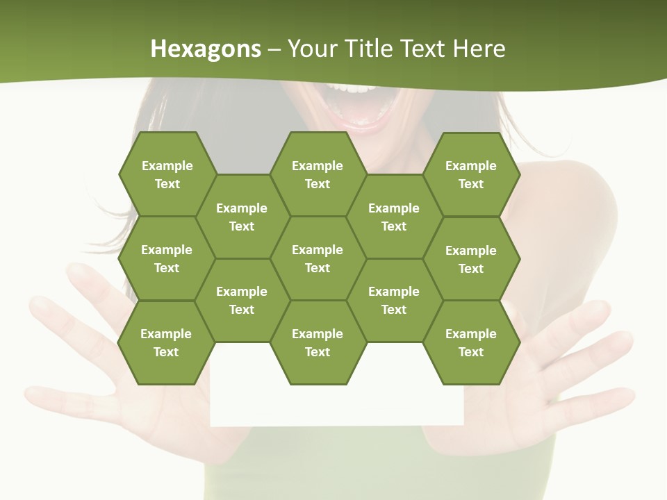 White Fun Caucasian PowerPoint Template