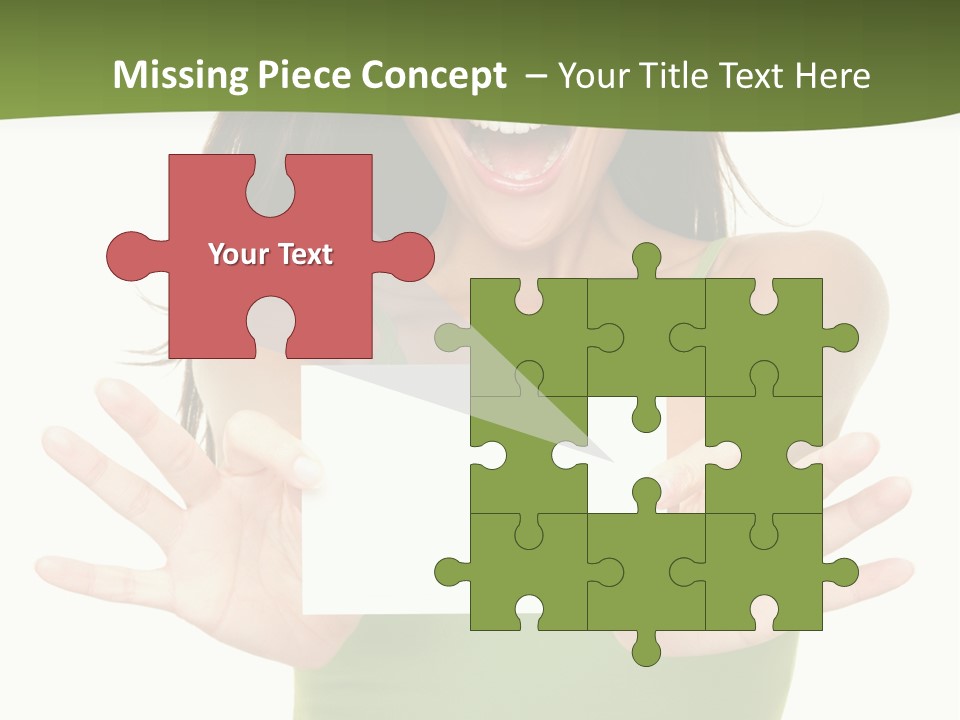 White Fun Caucasian PowerPoint Template