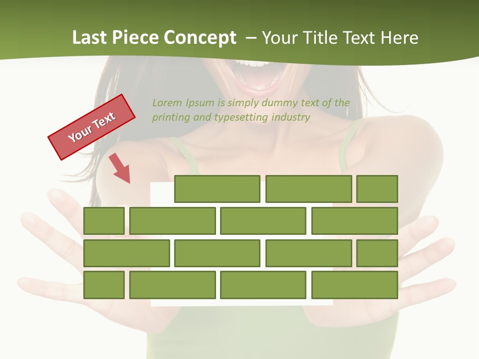 White Fun Caucasian PowerPoint Template