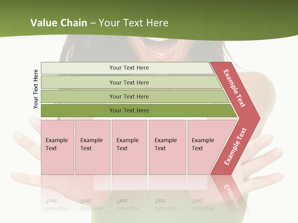 White Fun Caucasian PowerPoint Template